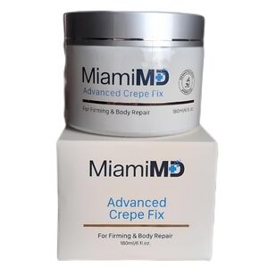 NWOT MiamiMD Advanced Crepe Fix Cream Firming & Body Repair 6 Fl Oz